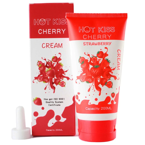 Лубрикант на водній основі - Hot Kiss Cherry Cream ❤️
